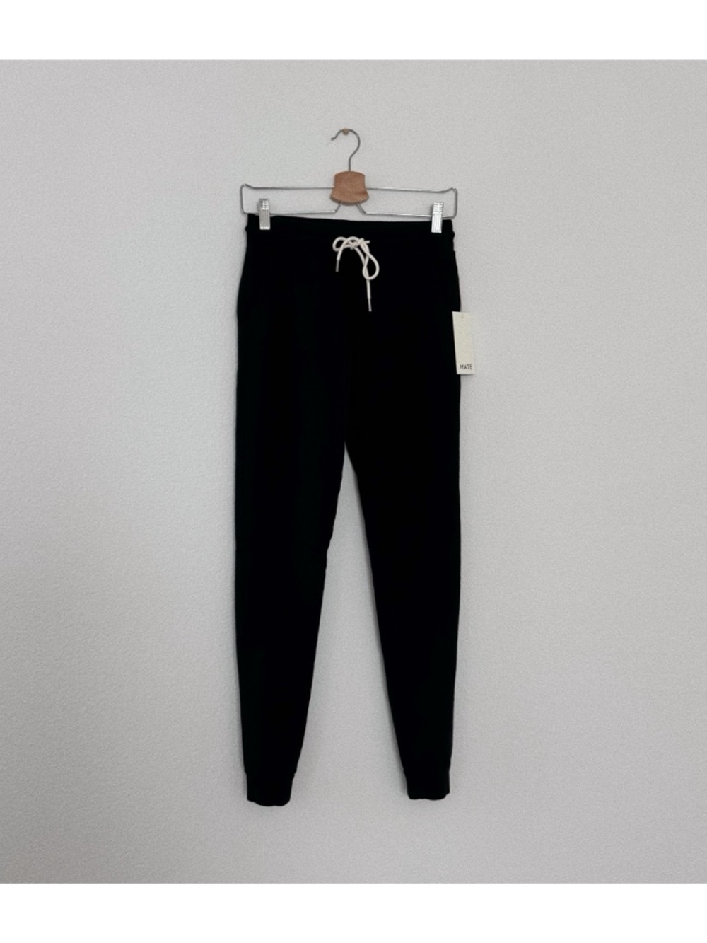NWT mate the label organic terry classic jogger